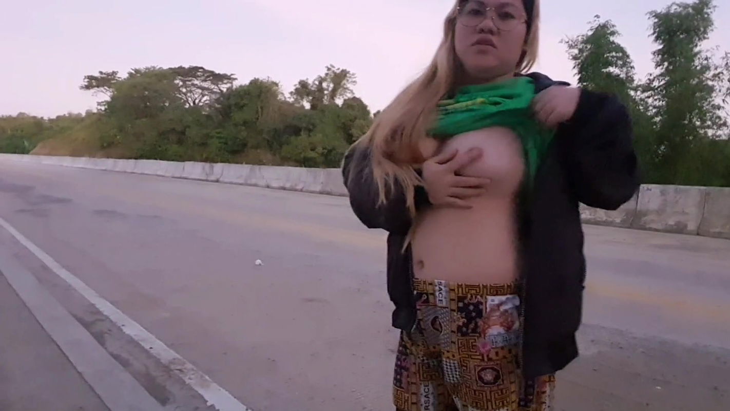 Outdoor fuck with my step sis