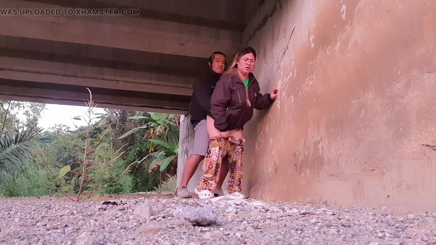 Outdoor fuck with my step sis