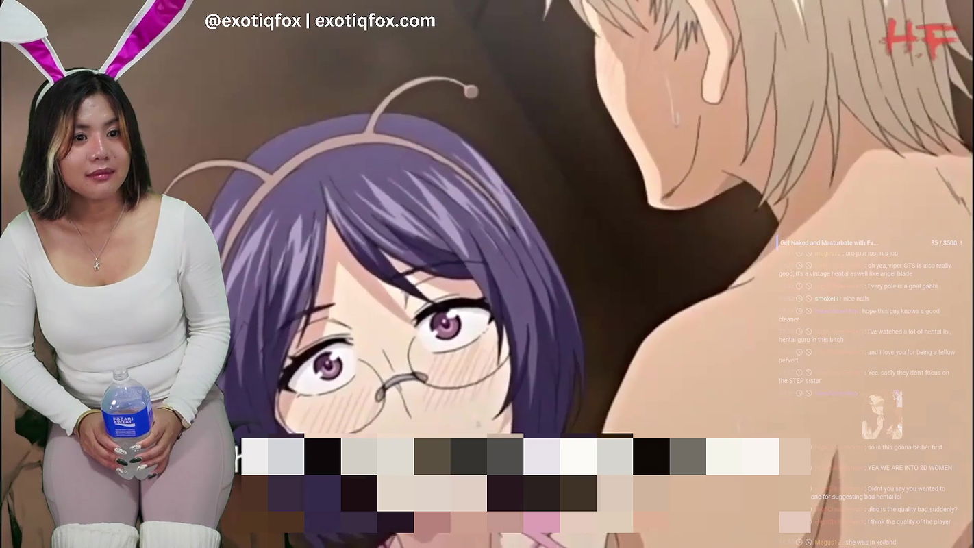 Cute Asian Bunny Girl Enjoys Watching Hentai Free Use Sluts Get Gangbanged Kei Land