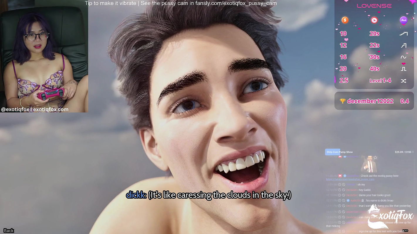 Cute Asian Gamer Girl Streamer ExotiqFox Plays Adult Hentai Game Fresh Women Episode 3