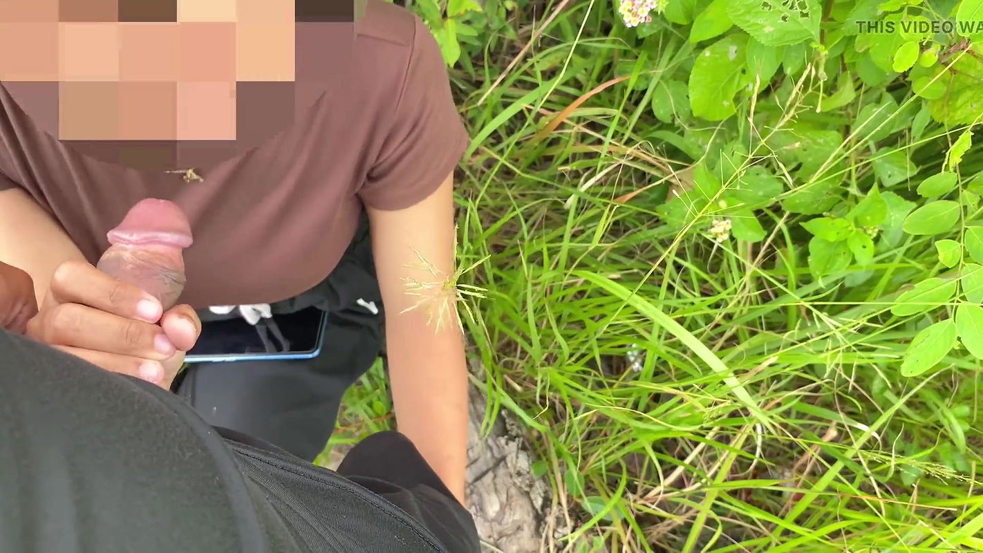 Cum swallow in public