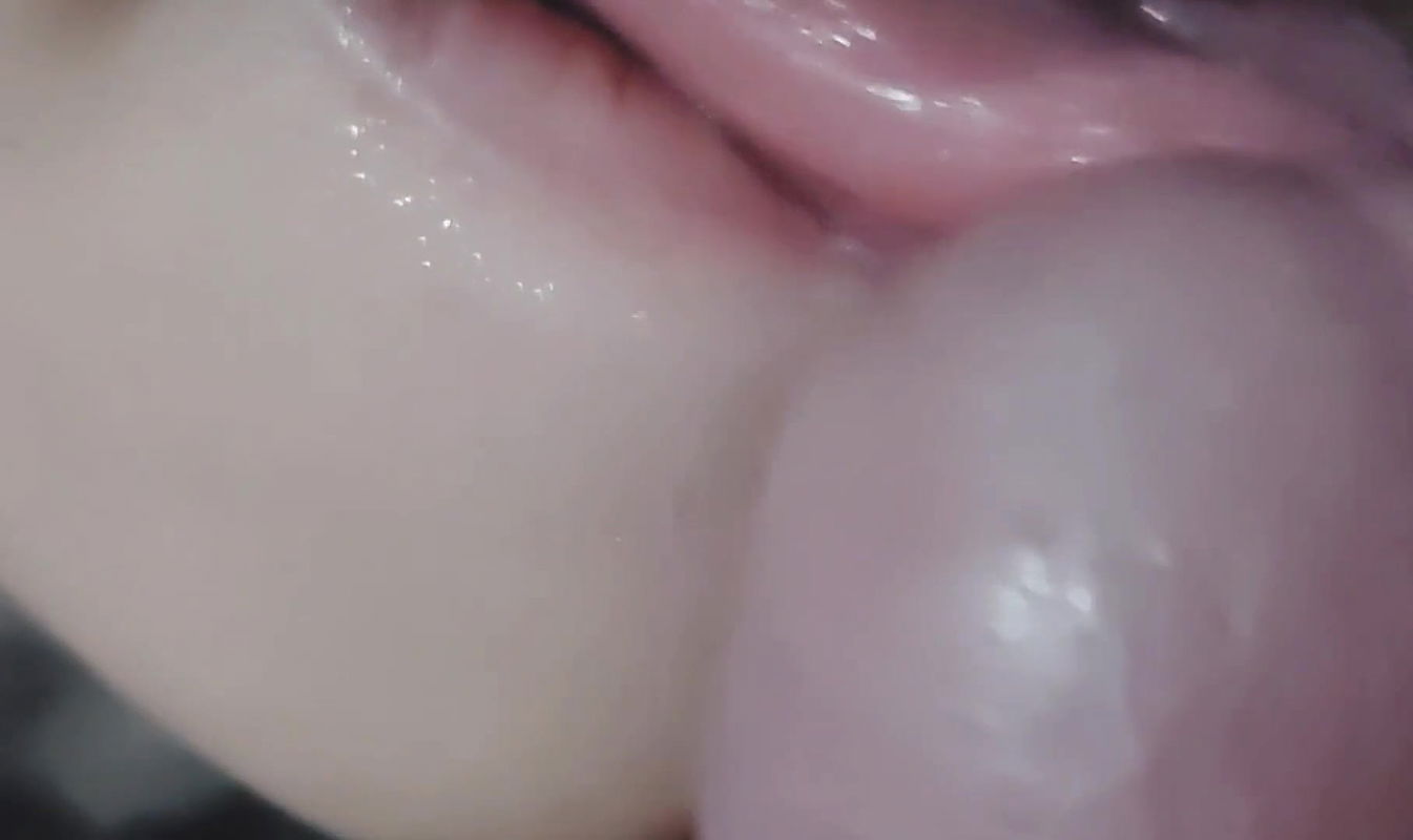 Filipina Girlfriend Close Up Sloppy Blowjob