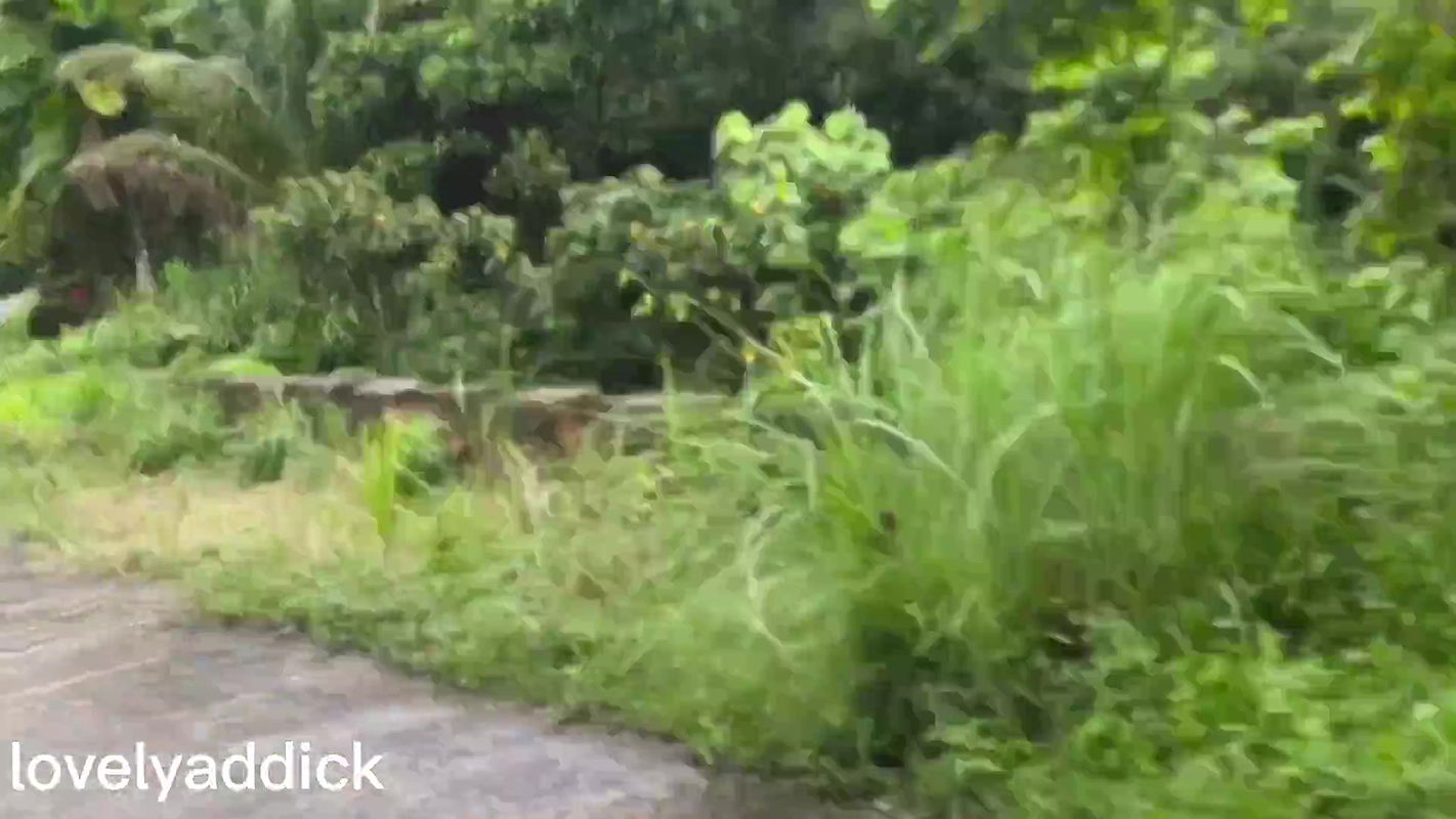 fitri kencing lagi. Outdoor Piss