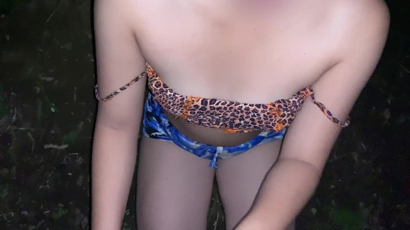 Fucking My GF at Night In the Middle of the Jungle