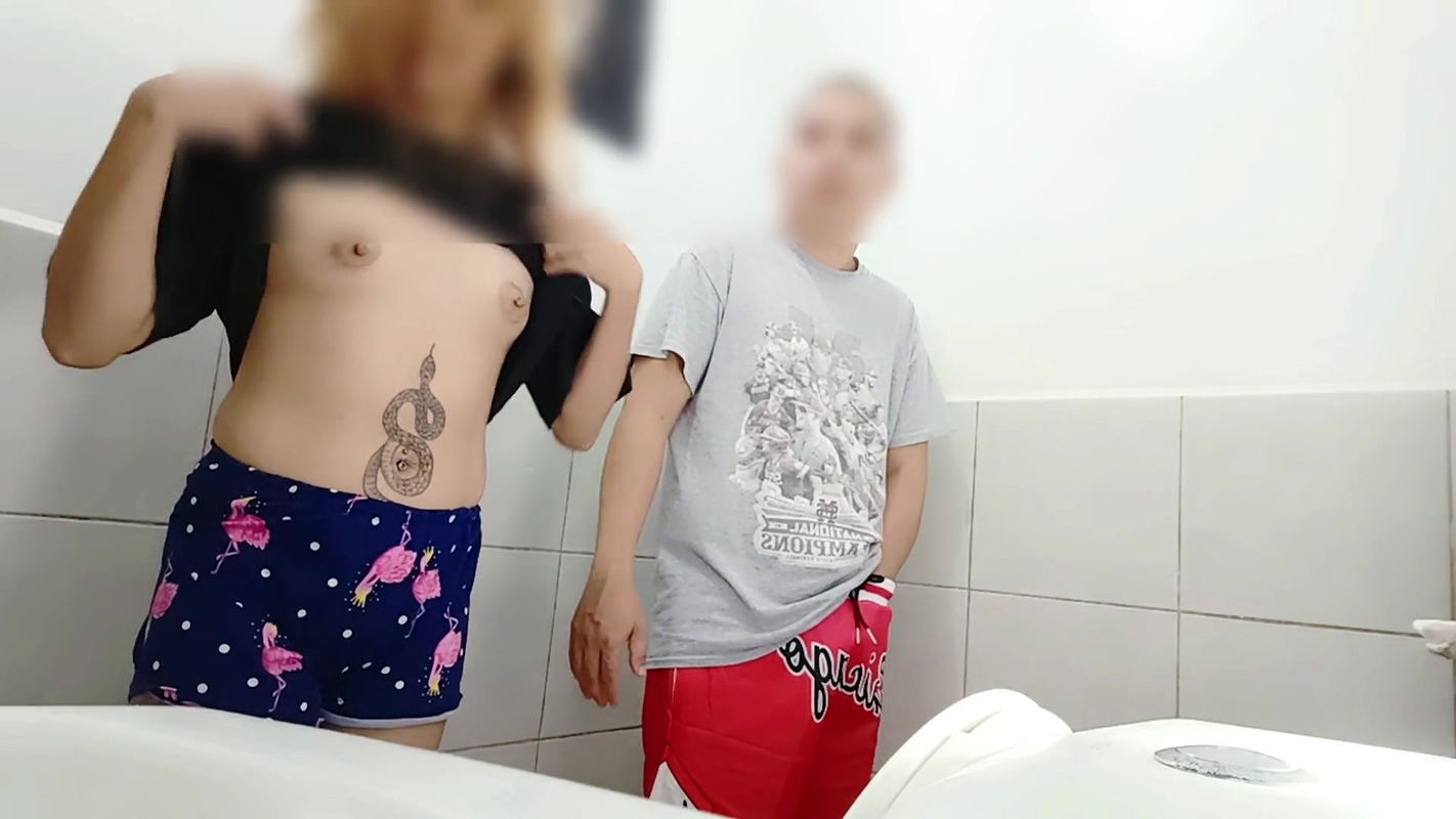 I CAUGHT MY STEPBRO JERKING ON MY PANTY