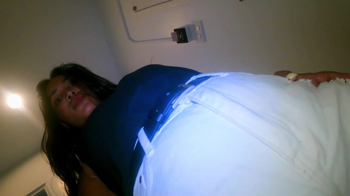 Petite Hairy Asian Amateur Teen POV Facesitting!