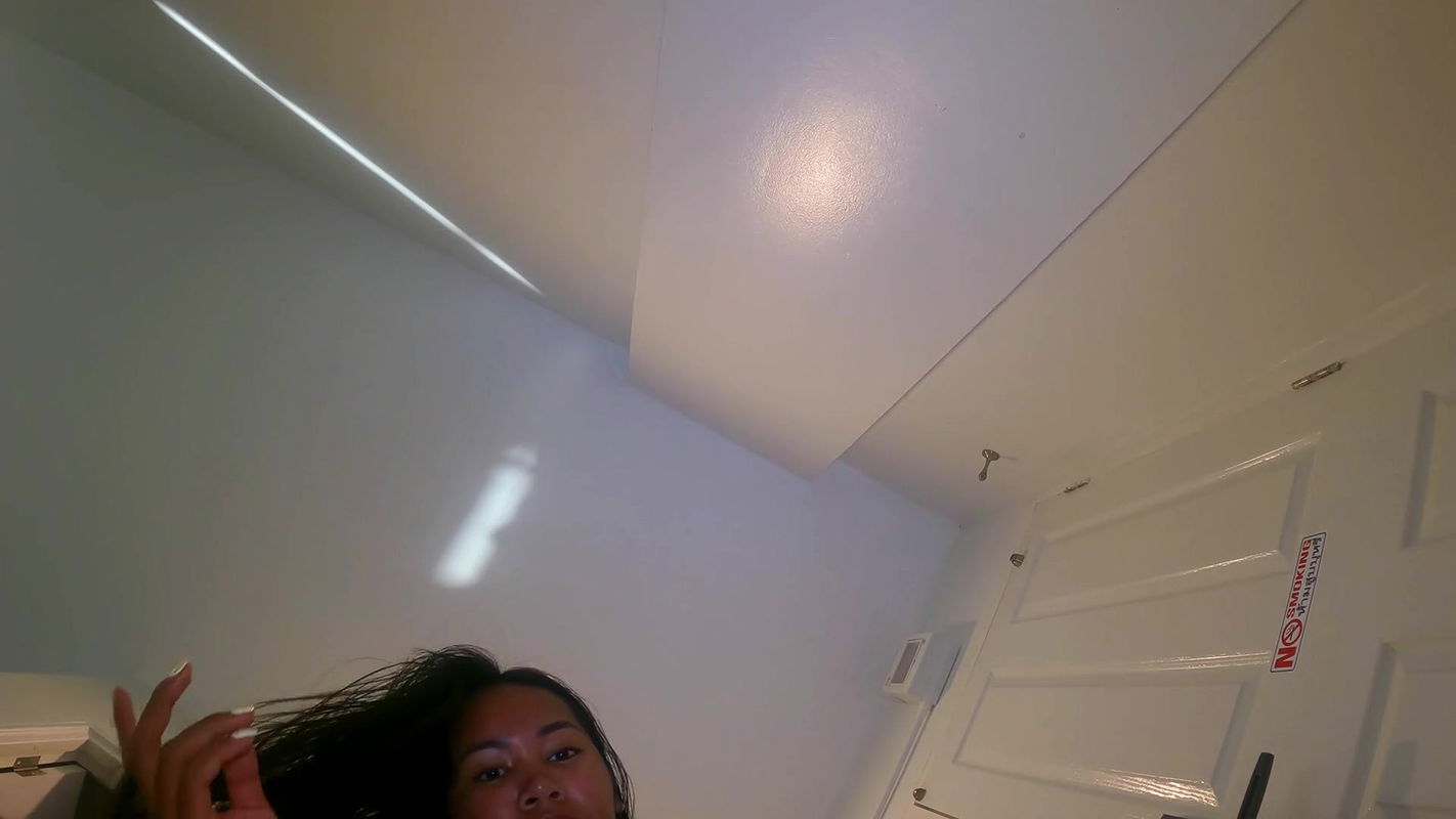 Petite Hairy Asian Amateur Teen POV Facesitting!