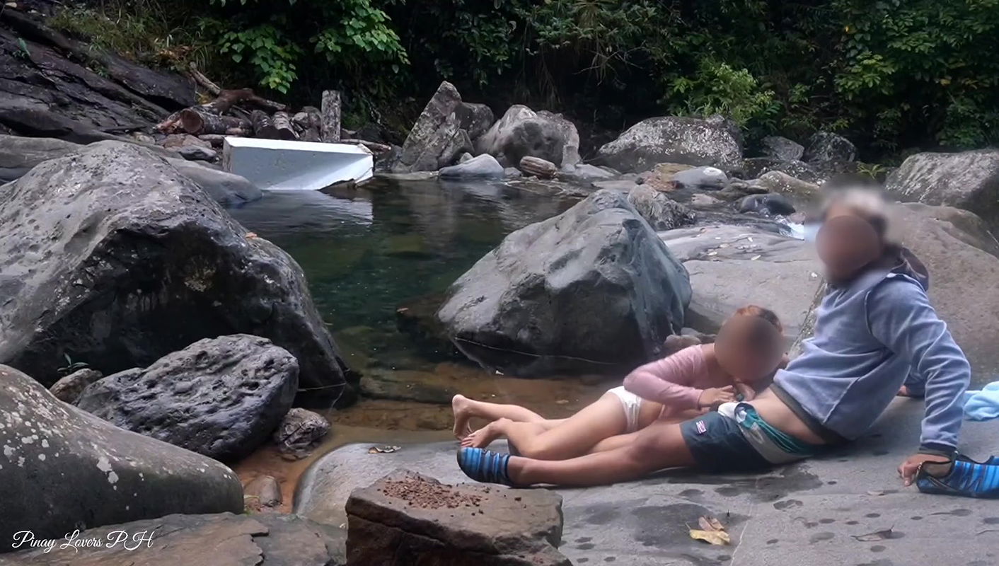 Risky sex on falls Random Stranger Hard Fucks My Pussy On Public