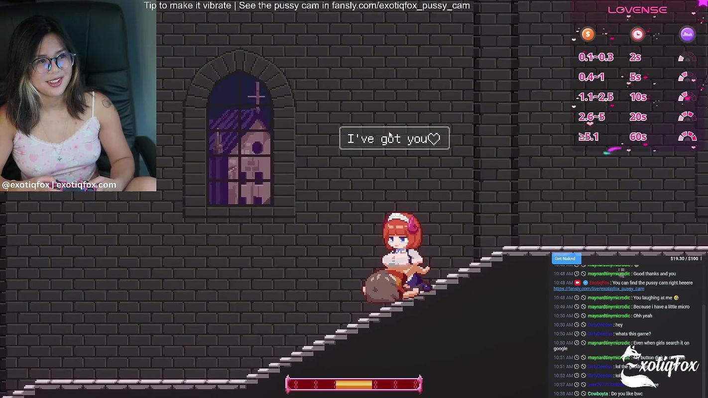 Sexy Cute Streamer Gamer Girl Plays Femdom Game Lost in Succubi and Masturbates