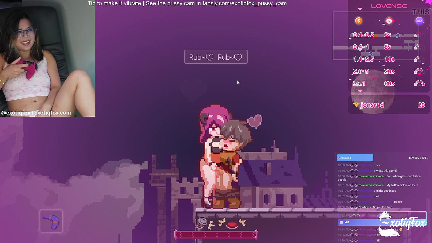 Sexy Cute Streamer Gamer Girl Plays Femdom Game Lost in Succubi and Masturbates