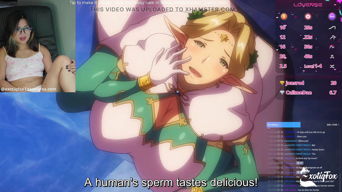 Sexy Cute Streamer Gamer Girl Plays Femdom Game Lost in Succubi and Masturbates