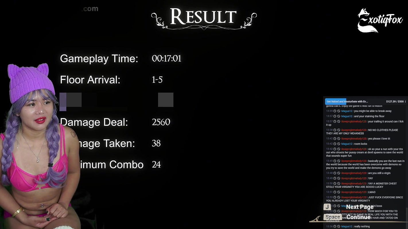 Sexy Young Hot Asian Plays ThornSin Monster Breeding Game Hentai Gameplay Gamer Girl