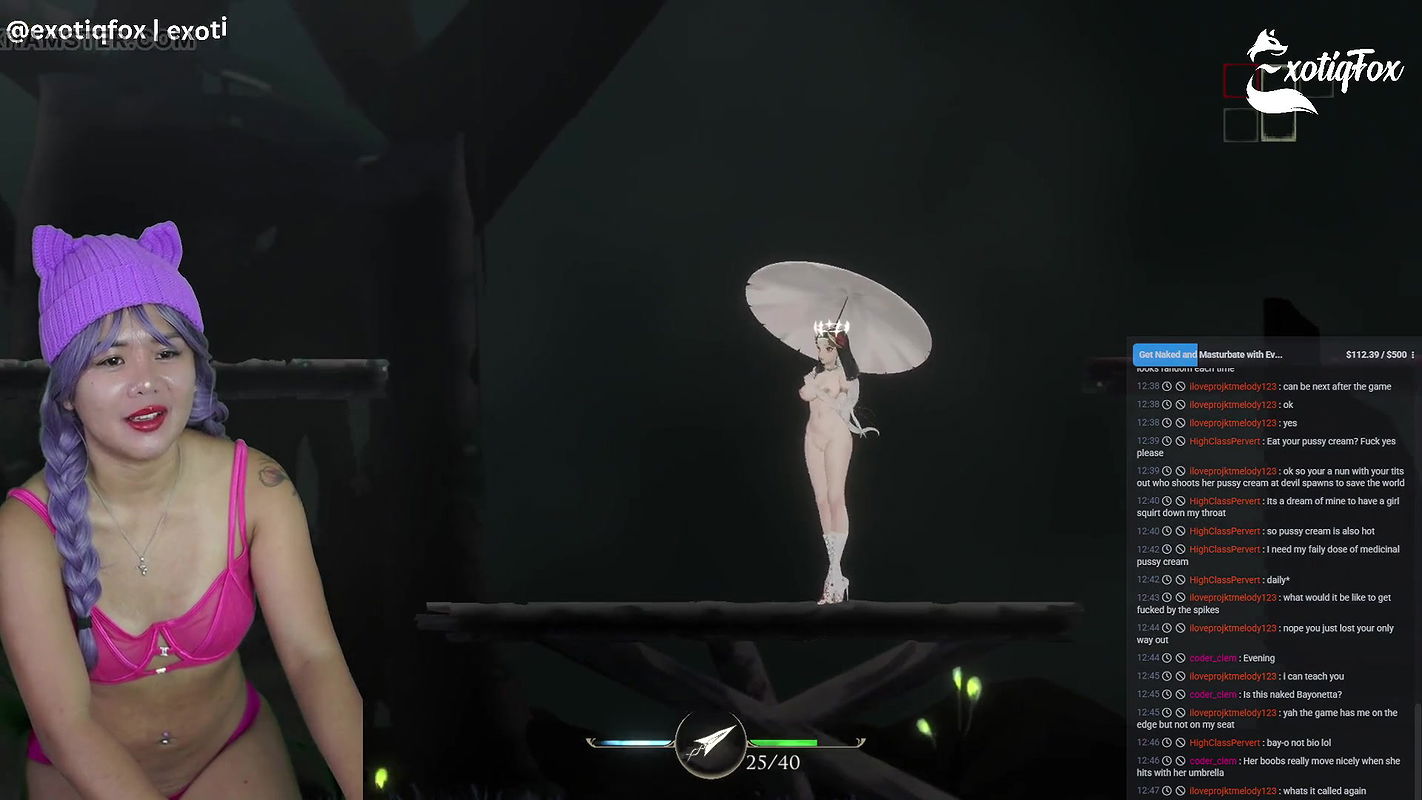 Sexy Young Hot Asian Plays ThornSin Monster Breeding Game Hentai Gameplay Gamer Girl