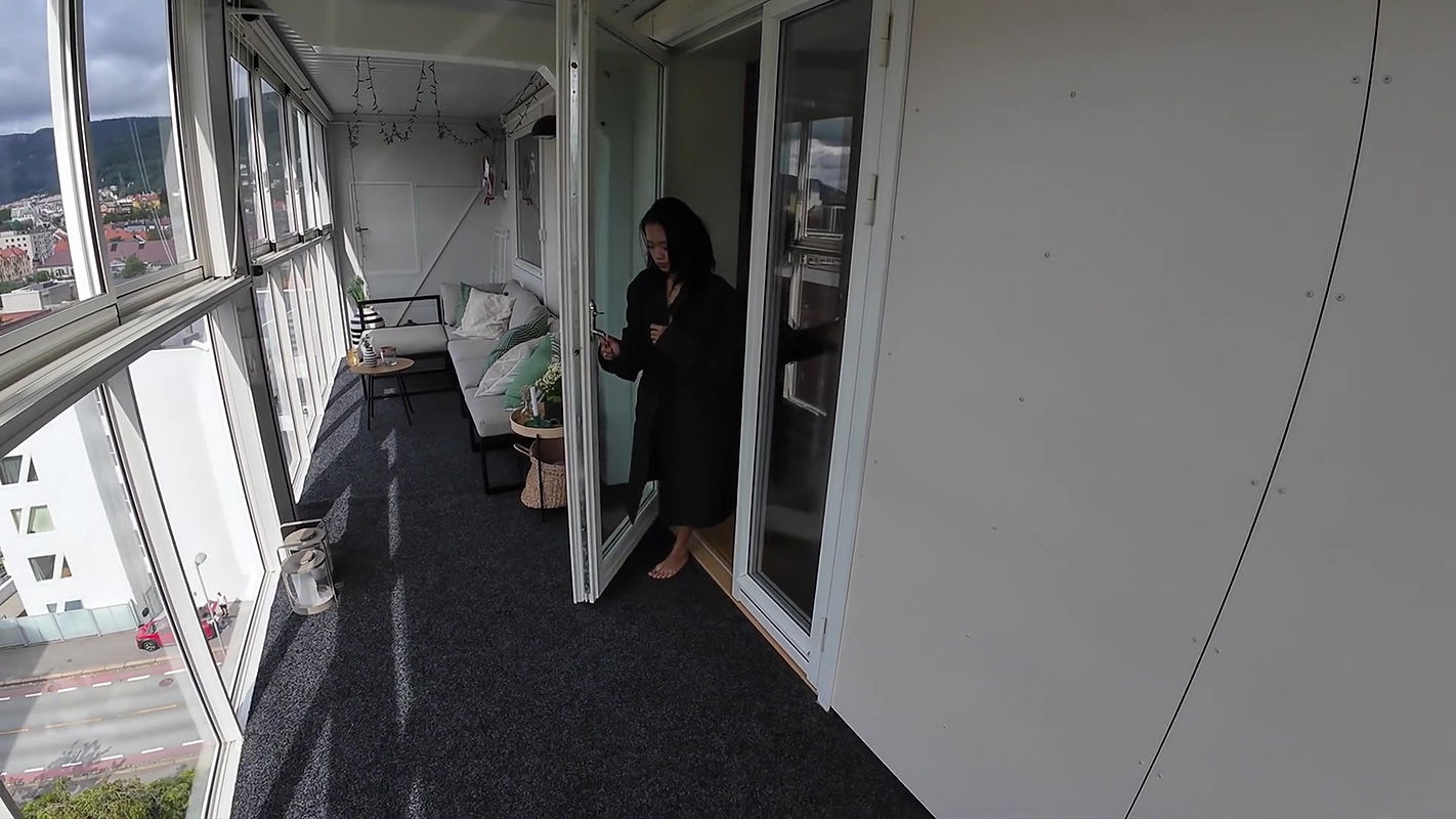 Small Asian Traveler Gets Nordic Dick and Does Rimming