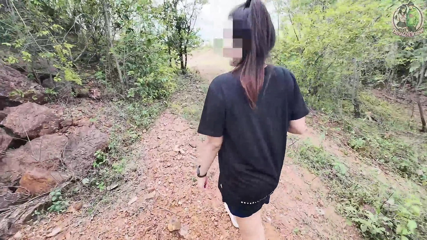 Thai Teen Amateur Outdoor Fuck POV Creampie in Nature Thai Voice
