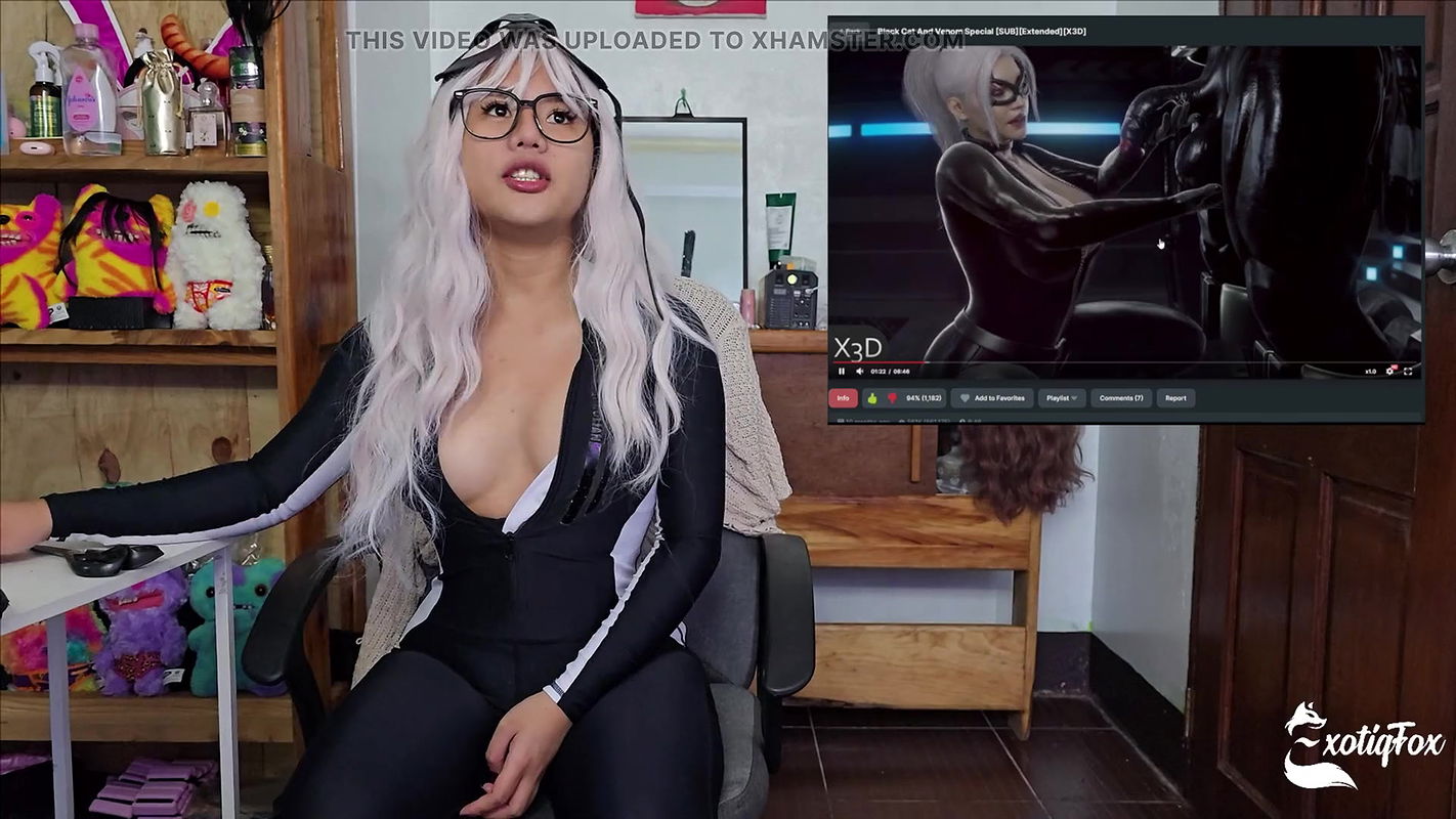 THIS SEXY KITTY MILF LIKES GETTING CREAMPIED BY VENOM – ExotiqFox Solo Gooner Girl Masturbation Porn Reaction Gooning