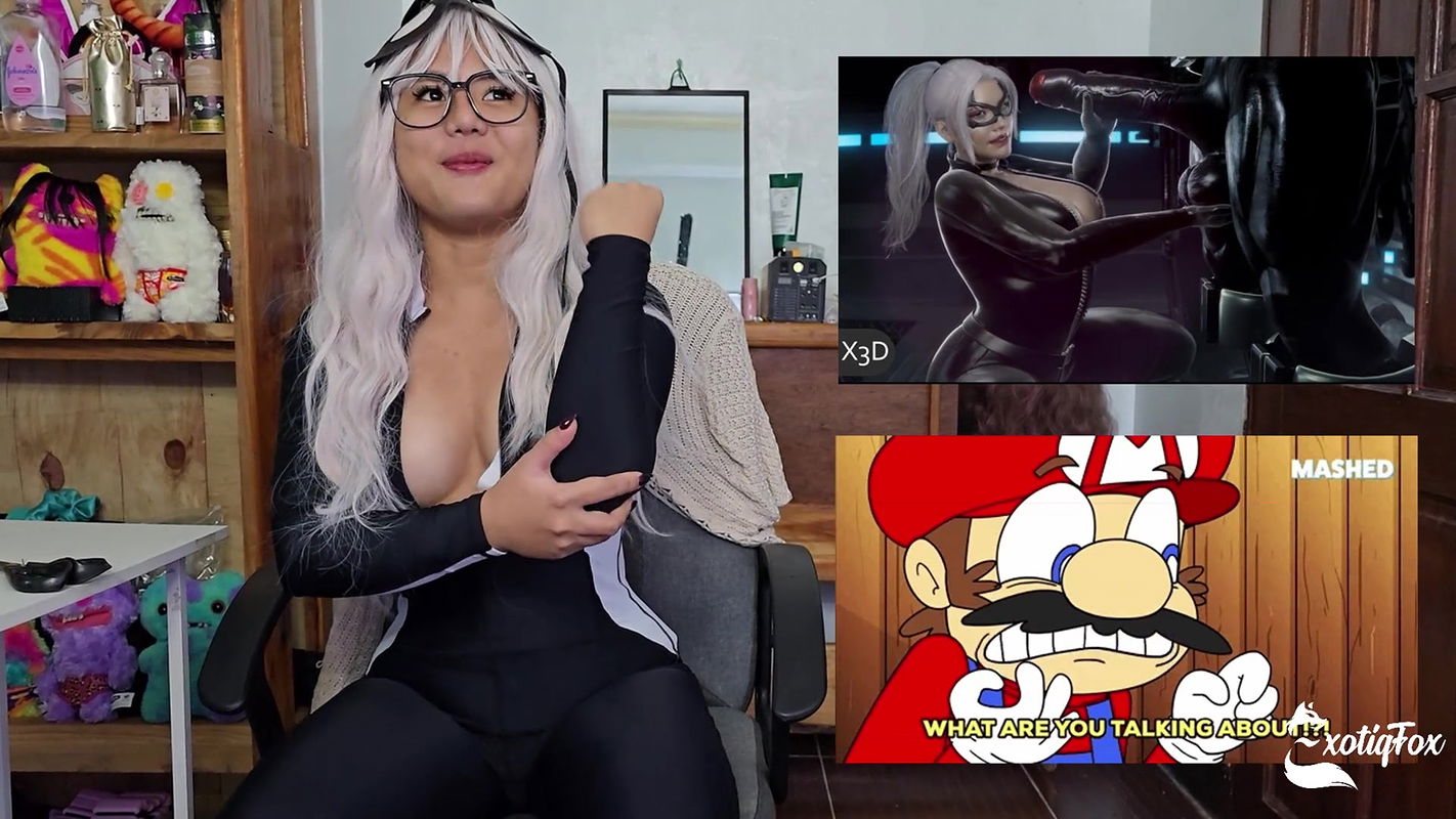 THIS SEXY KITTY MILF LIKES GETTING CREAMPIED BY VENOM – ExotiqFox Solo Gooner Girl Masturbation Porn Reaction Gooning