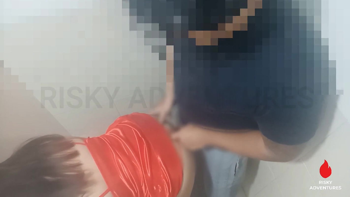 Wife Fucked By Neighbor In His Bathroom While Husband Is Sleeping