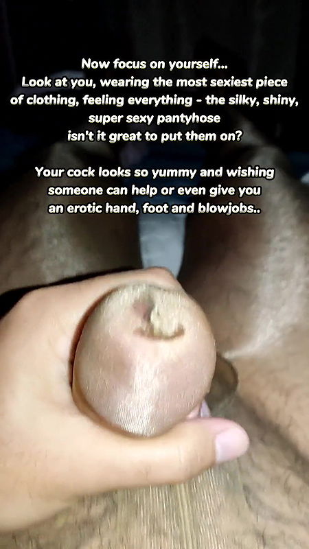 Horny Pantyhose quick JOI