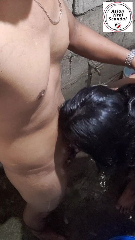 Indonesian couple beach restroom sex