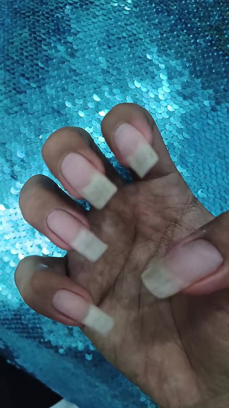 long nails Of mistress and sexy feet