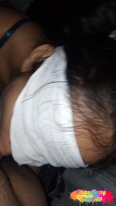 Pinay teasing hot blowjob then cum on her face