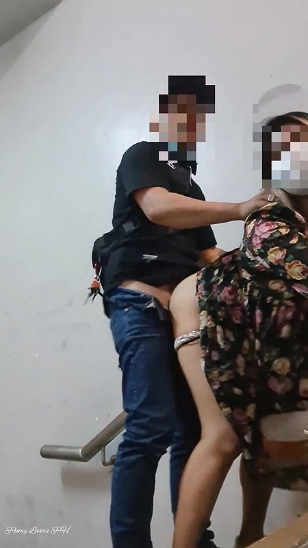 RISKY SEX-Asian Fuck in Public Fire Exit In MALL