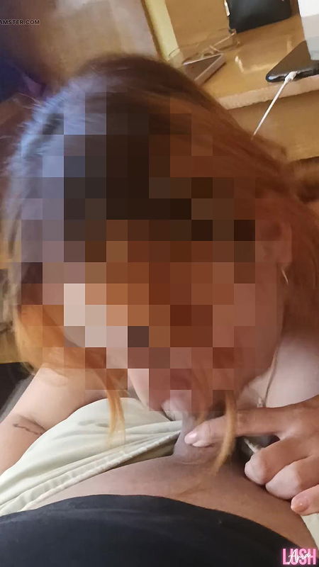 Sucking a BIG DICK of my Boyfriend until CUMS