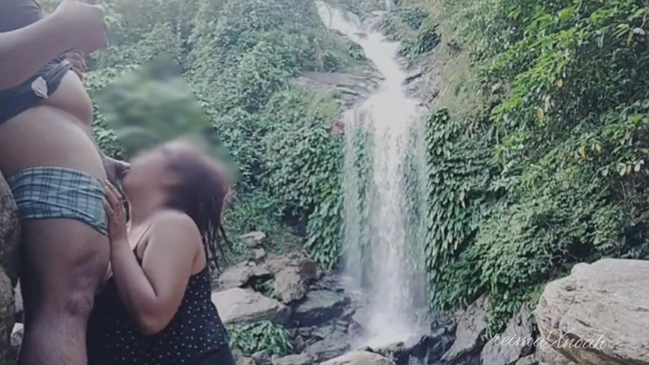 Ang Sabi ko tara sa FALLS hindi SUCK MY BALLS – Pinay Reima Public Waterfall Fuck