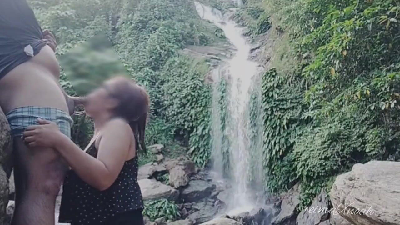 Ang Sabi ko tara sa FALLS hindi SUCK MY BALLS – Pinay Reima Public Waterfall Fuck