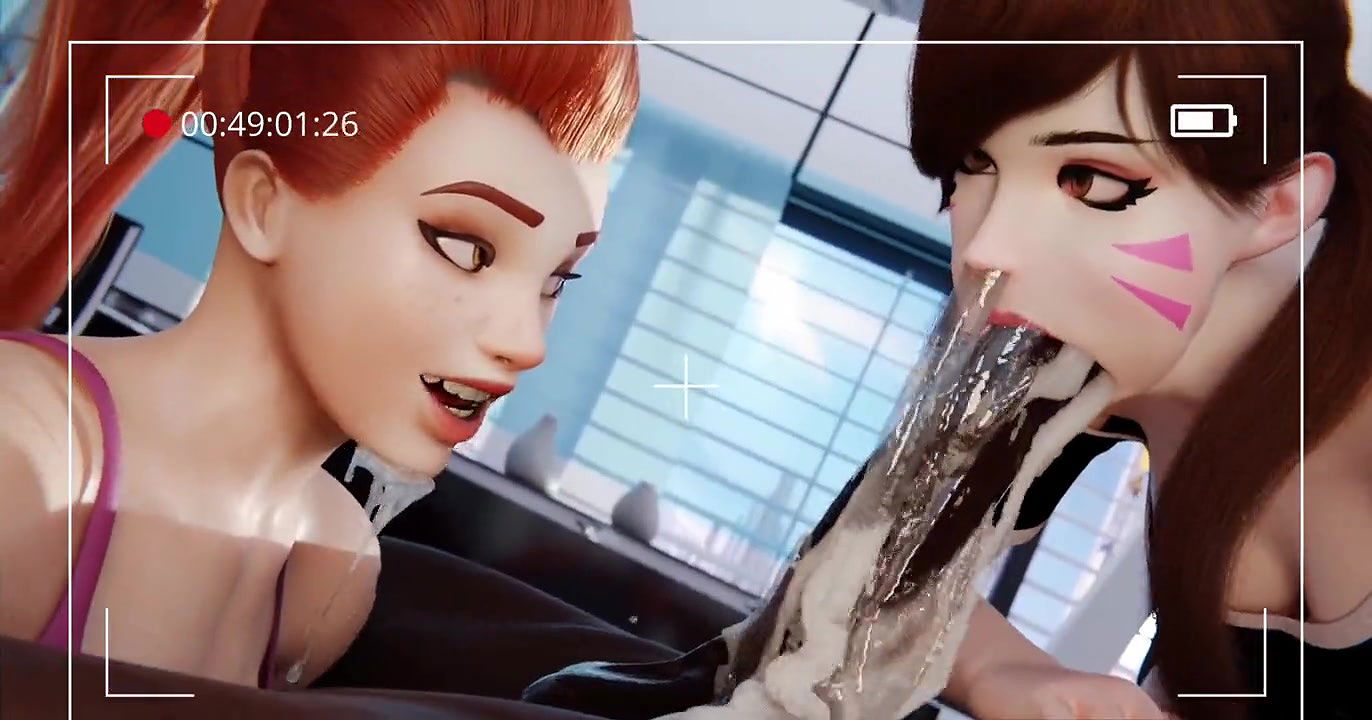 Overwatch Dva Deepthroat Black Cock Huge Cumshot Brigitte Sucking Big Balls