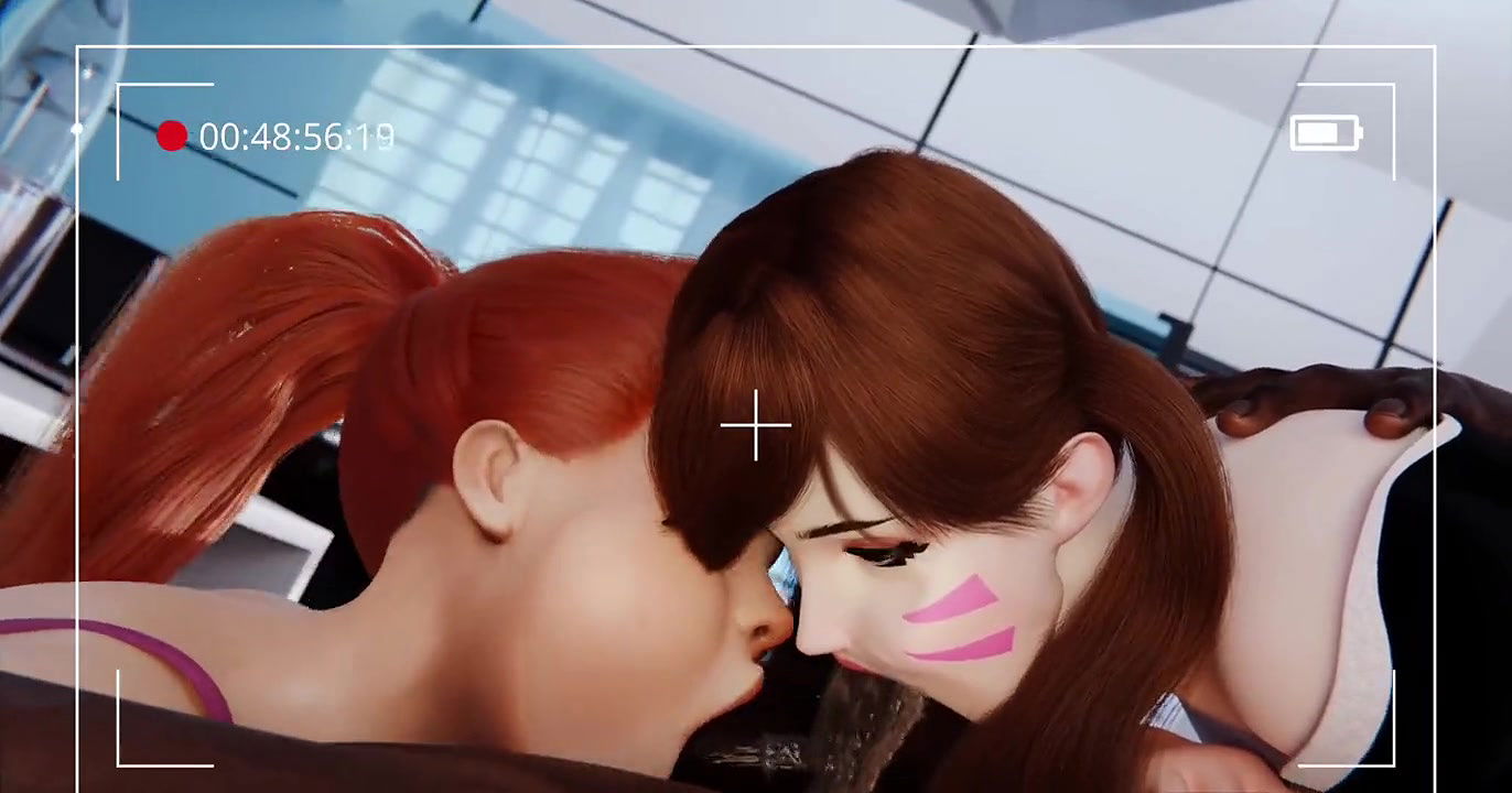 Overwatch Dva Deepthroat Black Cock Huge Cumshot Brigitte Sucking Big Balls