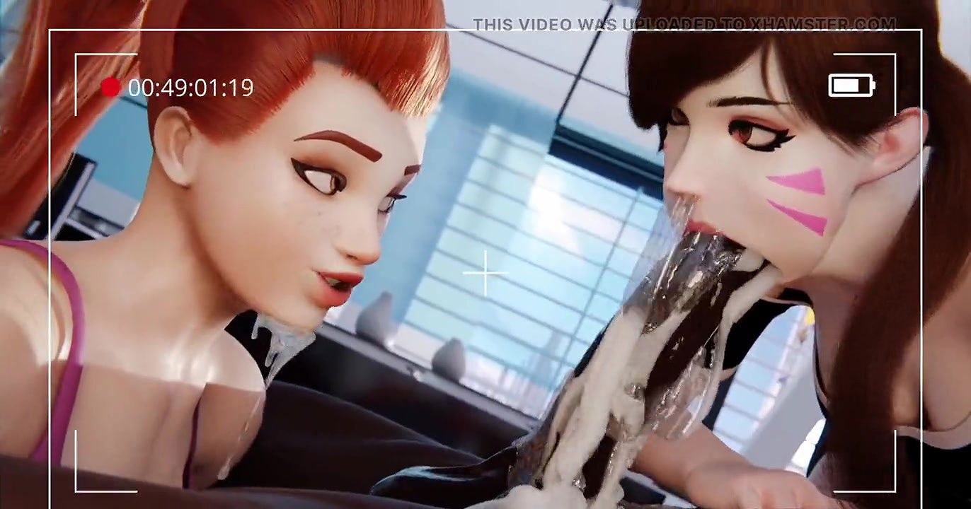 Overwatch Dva Deepthroat Black Cock Huge Cumshot Brigitte Sucking Big Balls