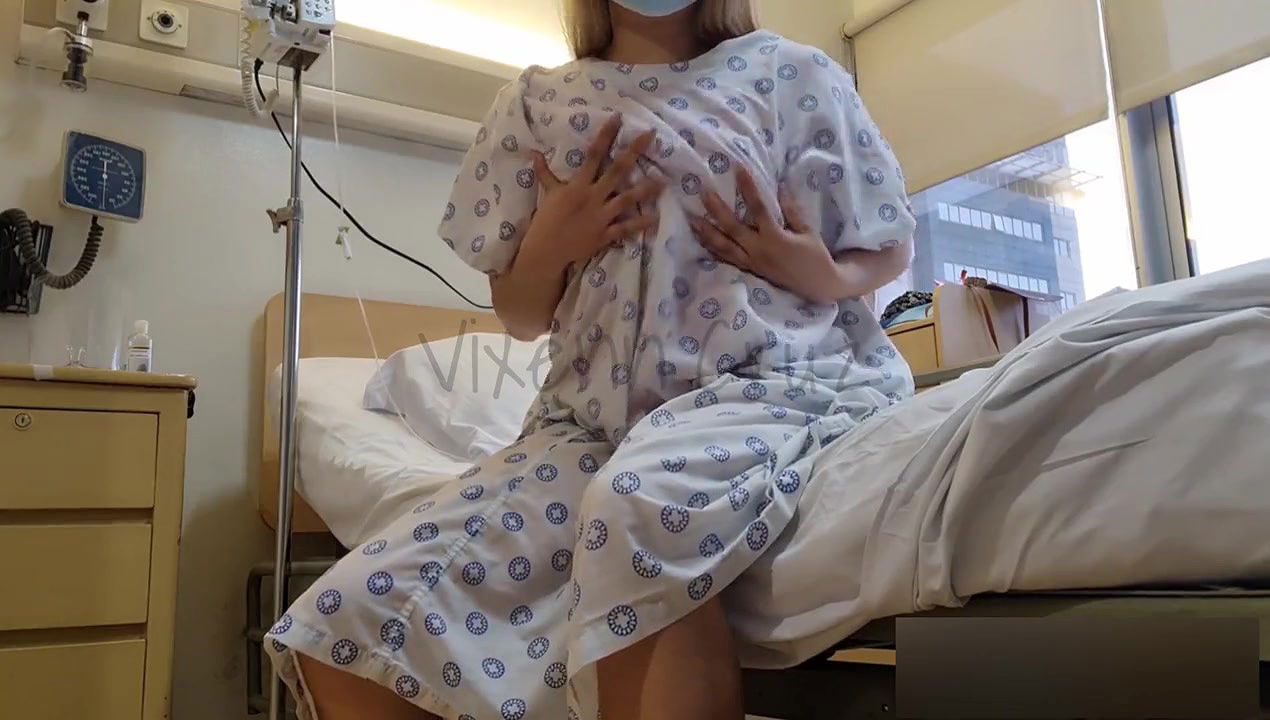 Risky Public – Horny Patient Squirts in the Hospital Bed – Viral