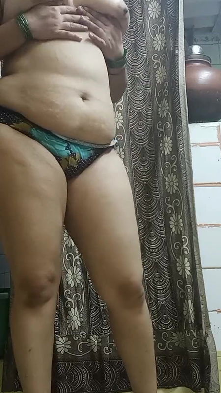 Indian Desi wife removing clothes and fingering pussy till orgasm