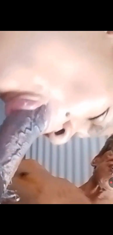 Close up sucking