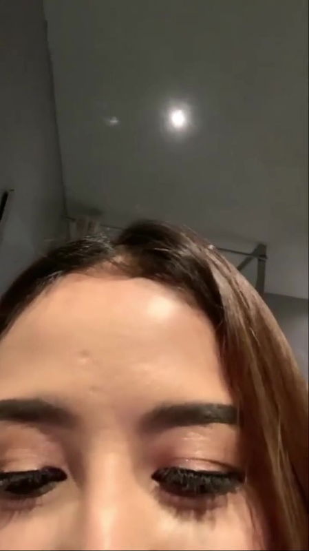 This adult model got caught masturbate