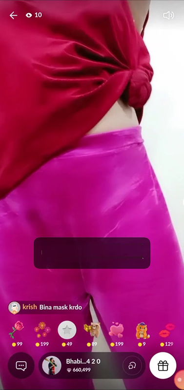 Horny Bhabi_420 Fingering Pussy and Spreading Asshole On Live Group Show With Face