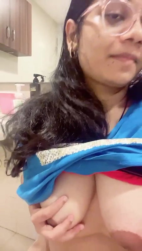 Cute girl showing her boobs