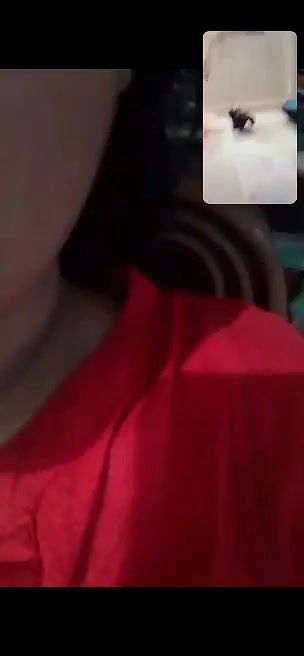 big boobs showing GF on video call pleases lover