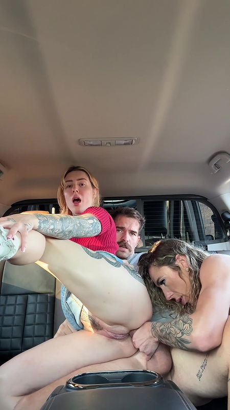 She likes to suck it right out of my ass Threesome