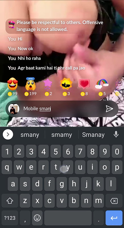 Half Girlfriend Full Nude Show on Tango Live With Full face [No Wms]
