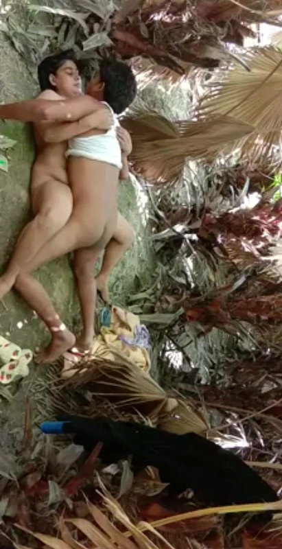 Indian cheating wife fucking with lover in jungle