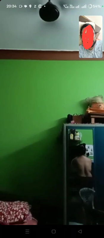 big boobs Dehati wife in nighty dress change live