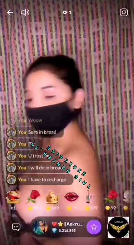 Aakruti Teasing On Tango Live