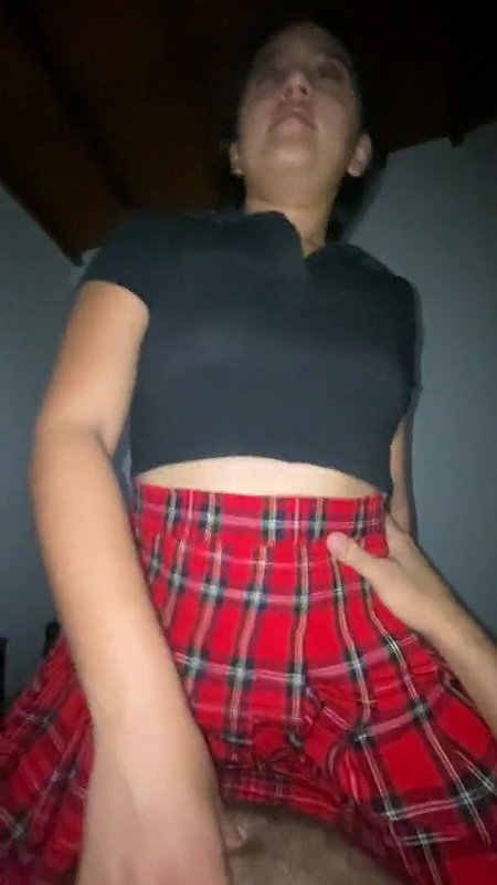 Beautiful Young Girlfriend Riding Lover