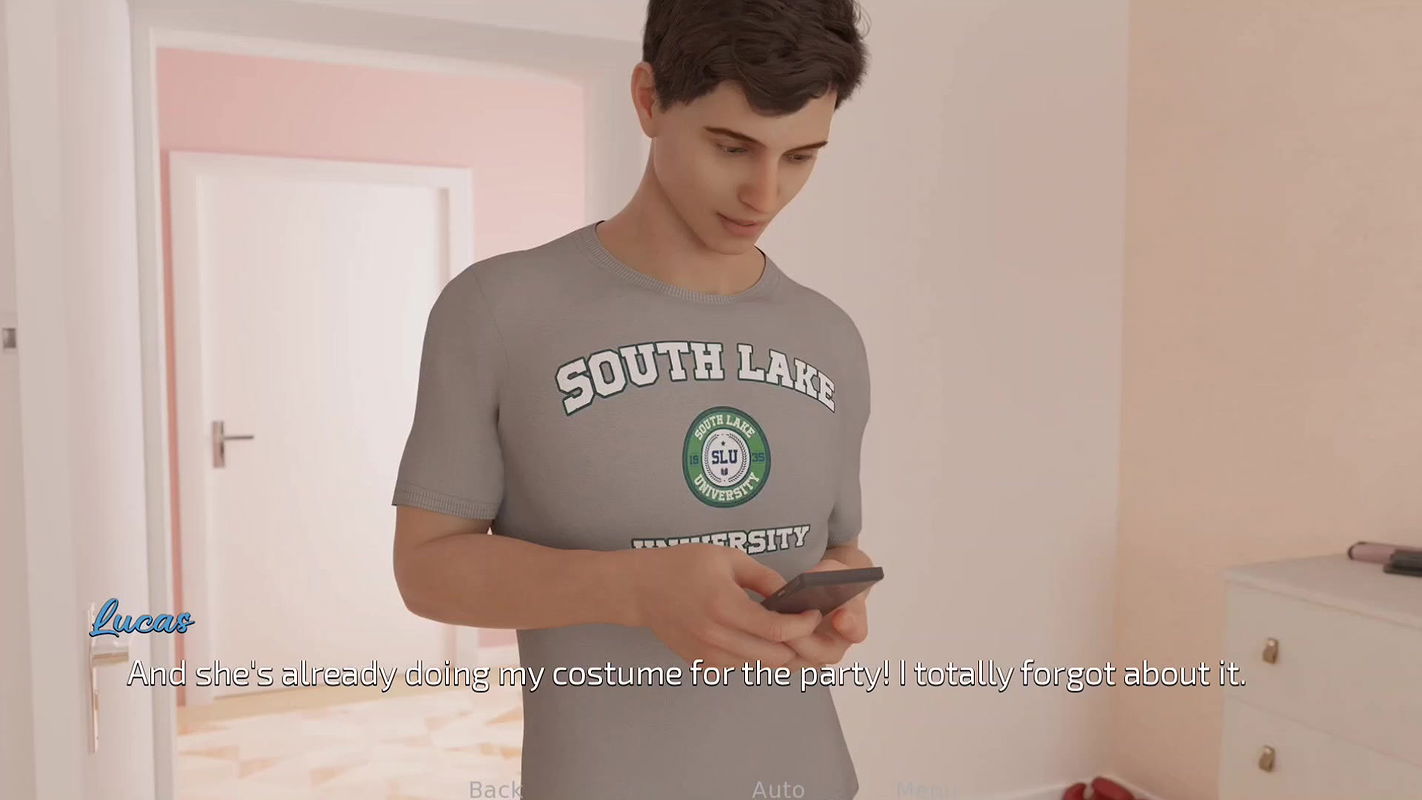 Conversation with maid