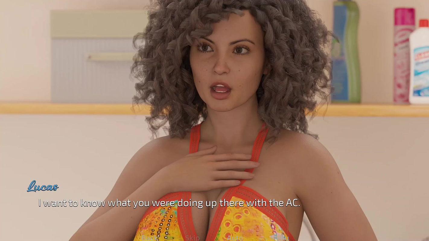 Conversation with maid