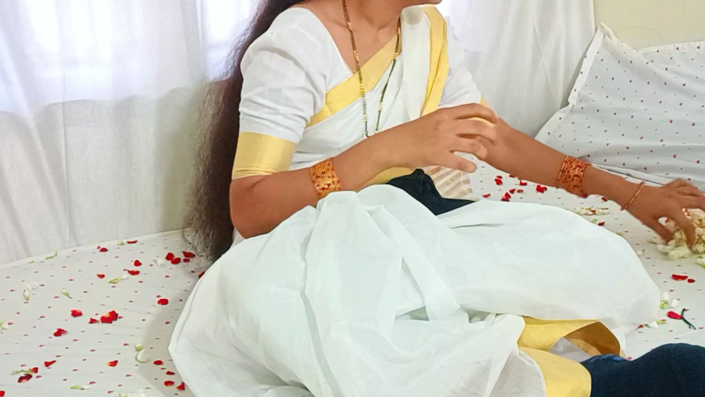 first night sex story of newly married couples. Wife Sex with Husband with Passionate Love Enjoying