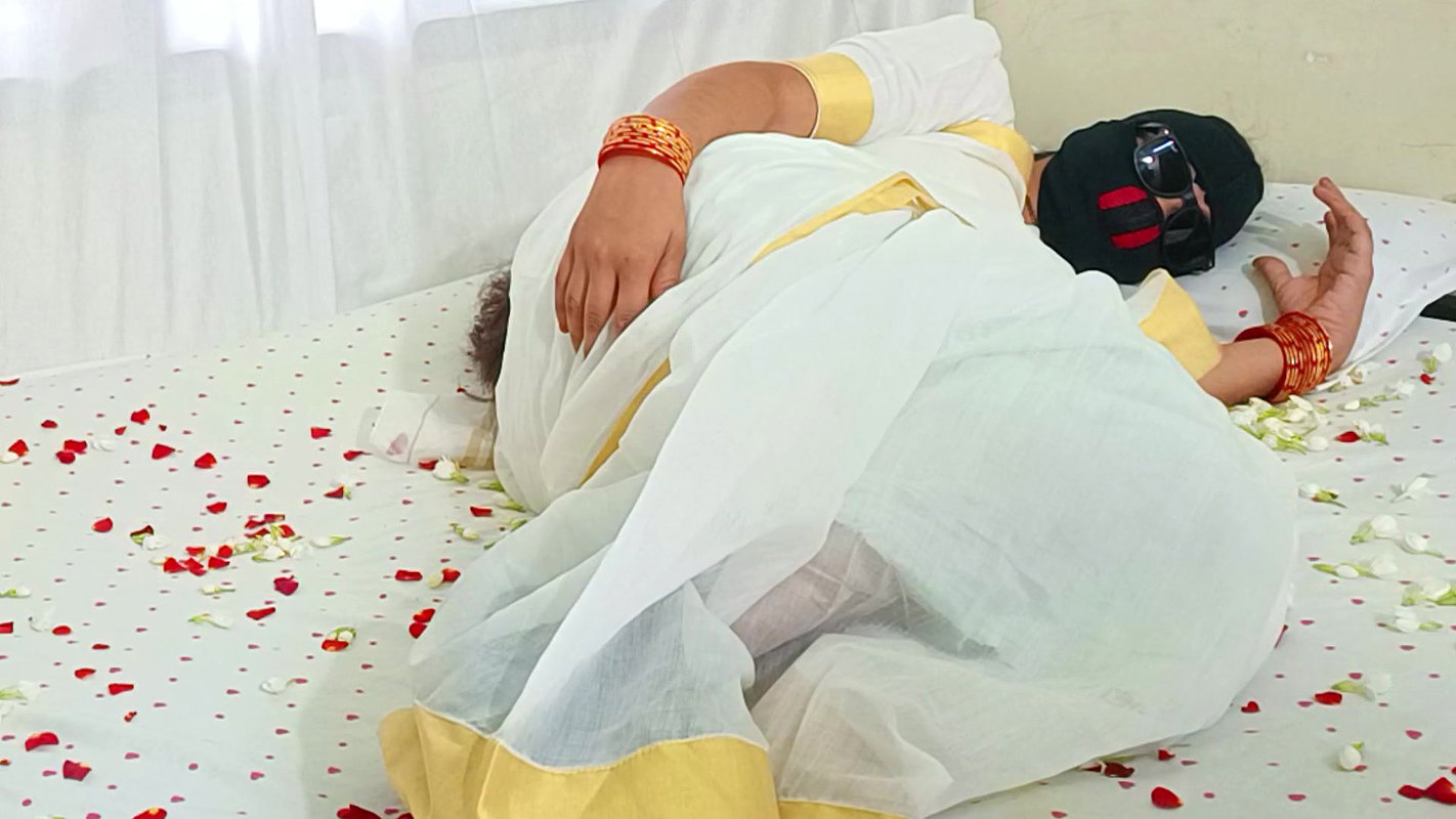 first night sex story of newly married couples. Wife Sex with Husband with Passionate Love Enjoying